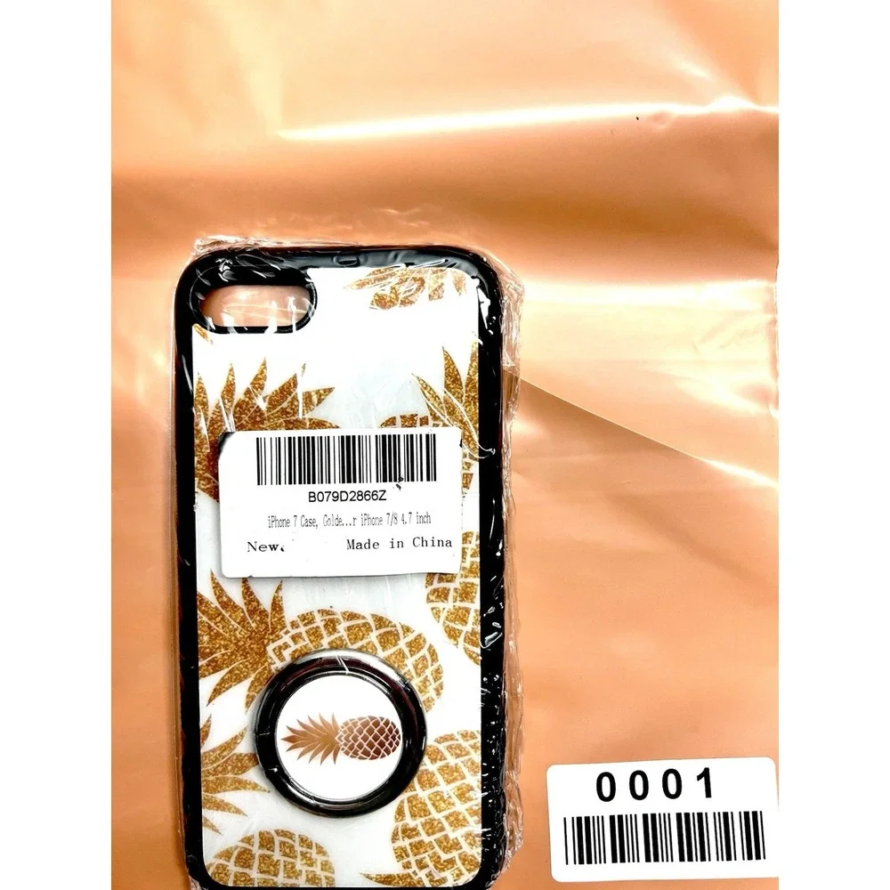 iPhone 8 7 SE Pineapple Golden Phone Case Protector for protector #️⃣0001